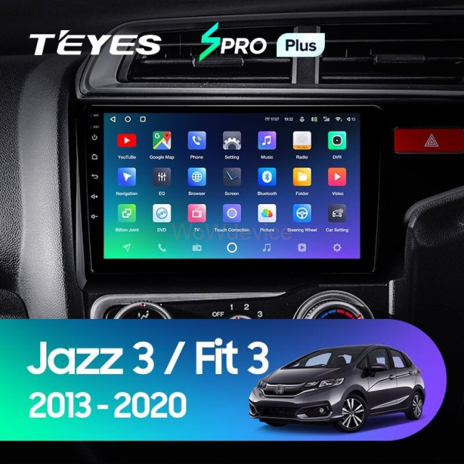 Штатная магнитола Teyes SPRO Plus 6/128 Honda Jazz 3 (2013-2020) Тип-A Штатная магнитола Teyes SPRO Plus 6/128 Honda Jazz 3 (2013-2020) Тип-A