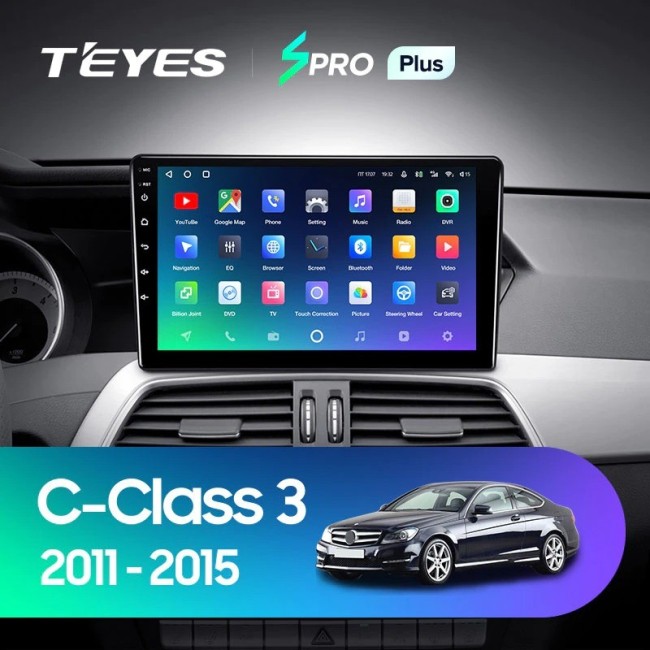 Штатная магнитола Teyes SPRO Plus 6/128 Mercedes-Benz C-Class W204 C204 S204 (2011-2015)
