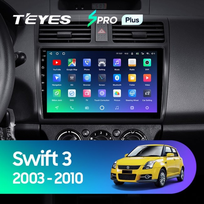 Штатная магнитола Teyes SPRO Plus 6/128 Suzuki Swift 3 (2003-2010)