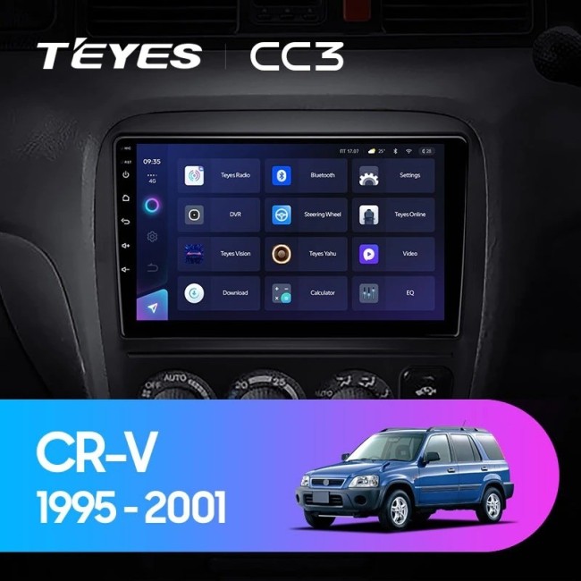 Штатная магнитола Teyes CC3 6/128 Honda CR-V (1995-2001)