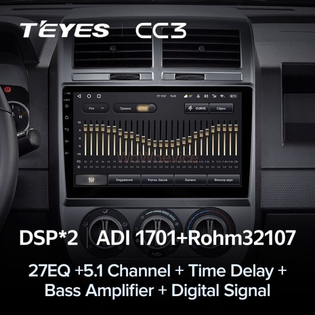 Штатная магнитола Teyes CC3 360 6/128 Jeep Compass 1 MK (2006-2010) Штатная магнитола Teyes CC3 360 6/128 Jeep Compass 1 MK (2006-2010)