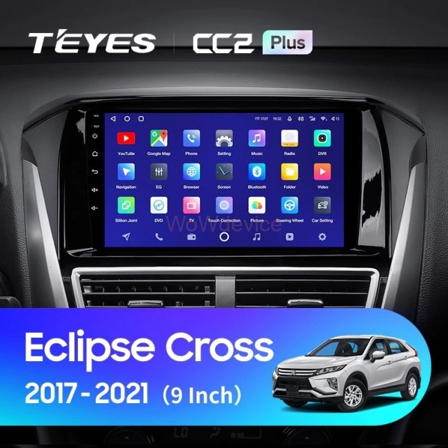 Штатная магнитола Teyes CC2 Plus 4/64 Mitsubishi Eclipse Cross 1 (2017-2021) F1