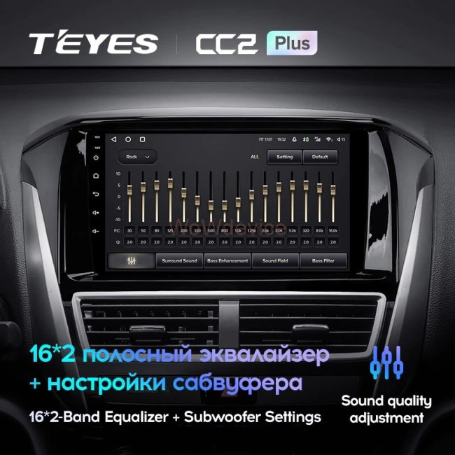 Штатная магнитола Teyes CC2 Plus 4/64 Mitsubishi Eclipse Cross 1 (2017-2021) F1 Штатная магнитола Teyes CC2 Plus 4/64 Mitsubishi Eclipse Cross 1 (2017-2021) F1