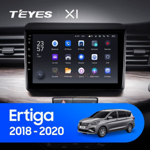 Штатная магнитола Teyes X1 4G 2/32 Suzuki Ertiga (2018-2020)