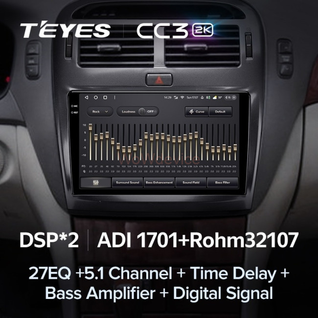 Штатная магнитола Teyes CC3 2K 360 6/128 Toyota Celsior XF30 (2000-2006) F1 Штатная магнитола Teyes CC3 2K 360 6/128 Toyota Celsior XF30 (2000-2006) F1