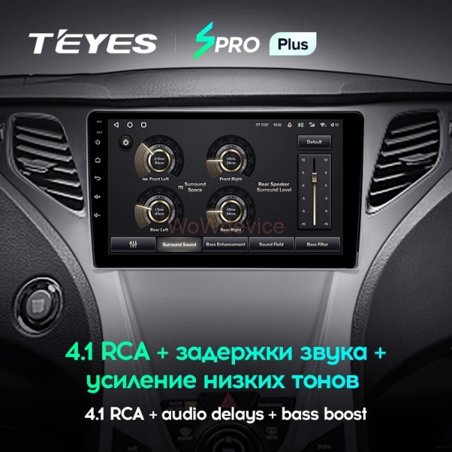 Штатная магнитола Teyes SPRO Plus 6/128 Hyundai Azera 2 (2011-2014)