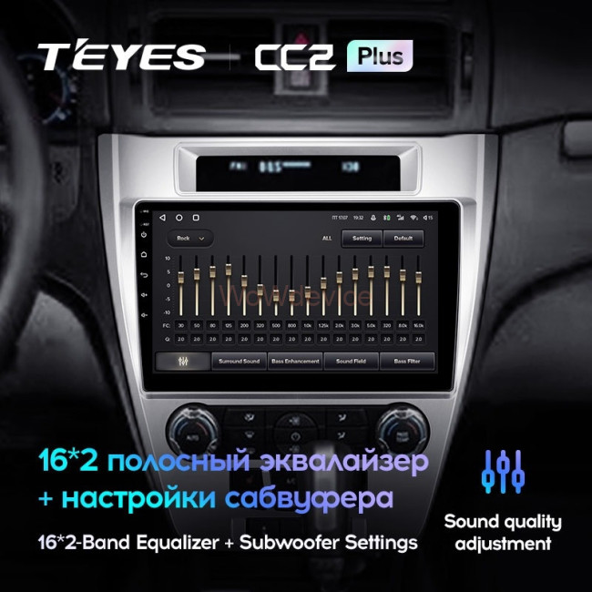 Штатная магнитола Teyes CC2L Plus 1/16 Ford Mondeo (2009-2012) (F3) (US EDITION)