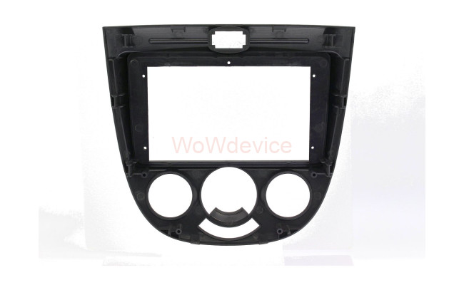 Рамка магнитолы 9.0" (цв.Черный) для CHEVROLET Lacetti 2004-2013 Хэтчбек-Универсал / Кондиционер Рамка магнитолы 9.0" (цв.Черный) для CHEVROLET Lacetti 2004-2013 Хэтчбек-Универсал / Кондиционер