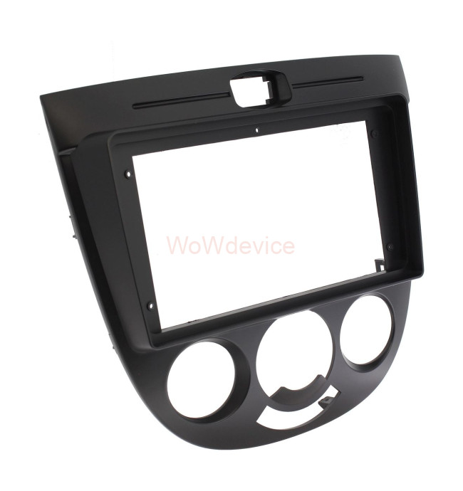 Рамка магнитолы 9.0" (цв.Черный) для CHEVROLET Lacetti 2004-2013 Хэтчбек-Универсал / Кондиционер Рамка магнитолы 9.0" (цв.Черный) для CHEVROLET Lacetti 2004-2013 Хэтчбек-Универсал / Кондиционер