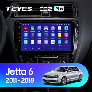 Штатная магнитола Teyes CC2L Plus 1/16 Volkswagen Jetta 6 (2011-2018)