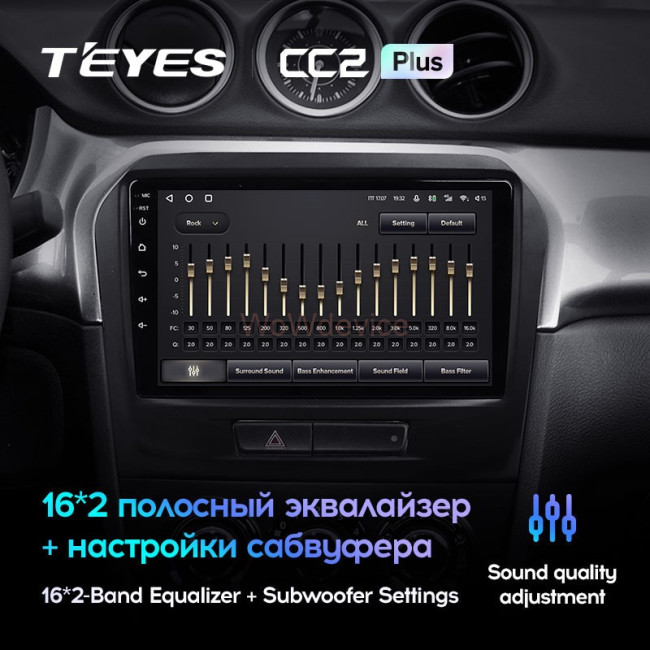 Штатная магнитола Teyes CC2L Plus 2/32 Suzuki Vitara 2 (2014-2018)