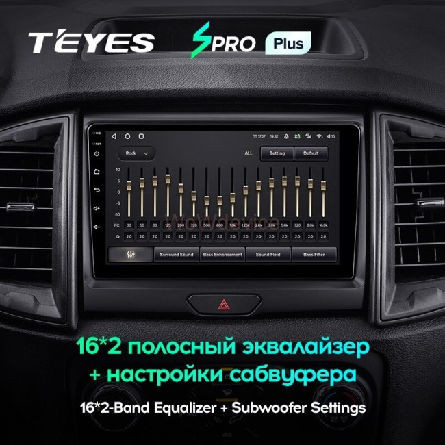 Штатная магнитола Teyes SPRO Plus 6/128 Ford Ranger P703 (2015-2022) Тип-А