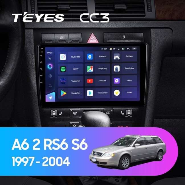 Штатная магнитола Teyes CC3 6/128 Audi A6 2 (1997-2004)