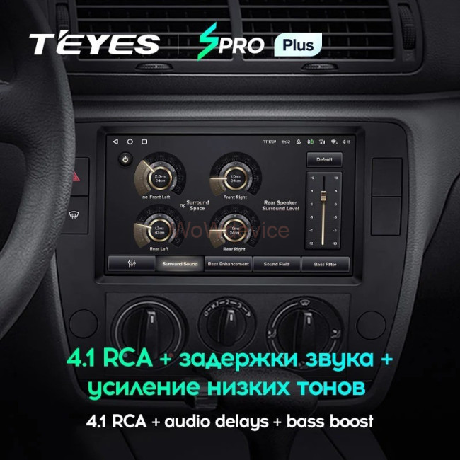 Штатная магнитола Teyes SPRO Plus 4/64 Volkswagen Passat B5 (2000-2005)
