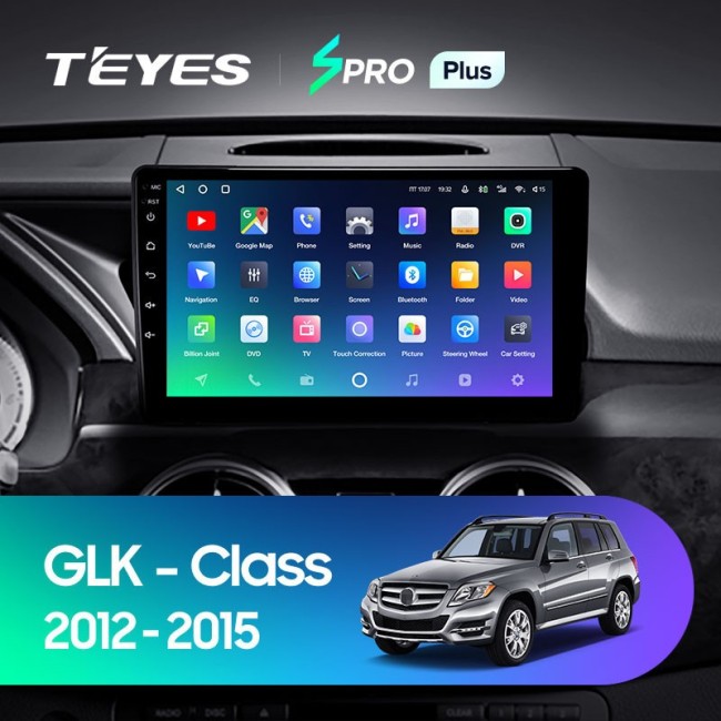 Штатная магнитола Teyes SPRO Plus 6/128 Mercedes-Benz GLK-Class X204 (2012-2015)