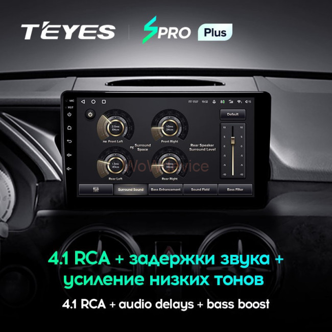 Штатная магнитола Teyes SPRO Plus 6/128 Mercedes-Benz GLK-Class X204 (2012-2015)