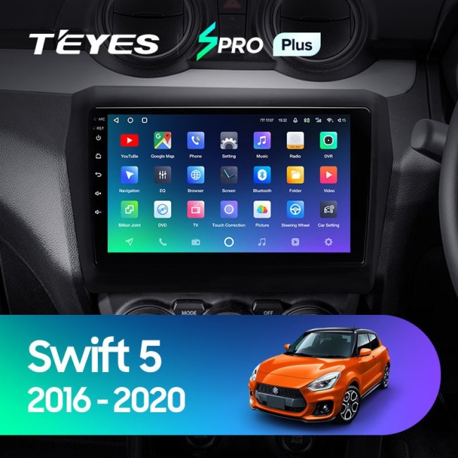 Штатная магнитола Teyes SPRO Plus 6/128 Suzuki Swift 5 (2016-2020)
