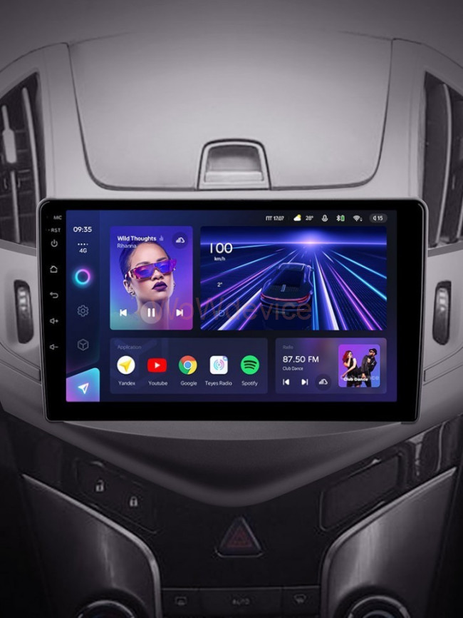 Штатная магнитола Teyes CC3 360 6/128 Chevrolet Cruze J300 J308 (2012-2015)