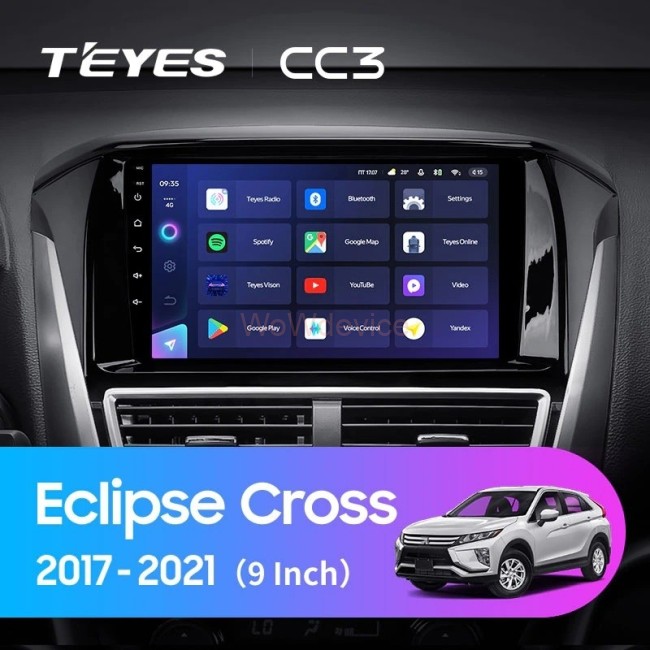 Штатная магнитола Teyes CC3 3/32 Mitsubishi Eclipse Cross 1 (2017-2021) F1