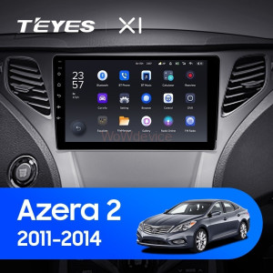 Штатная магнитола Teyes X1 4G 2/32 Hyundai Azera 2 (2011-2014)