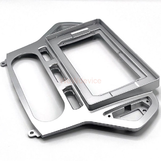 Рамка магнитолы 10.2" (цв.Серебро) для FORD Mondeo 2007-2010 Кондиционер