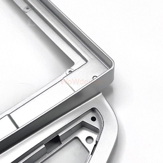 Рамка магнитолы 10.2" (цв.Серебро) для FORD Mondeo 2007-2010 Кондиционер