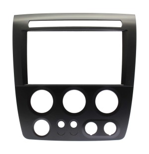 Рамка магнитолы 9.0" (цв.Черный) для HUMMER H3 2005-2010 Левый руль