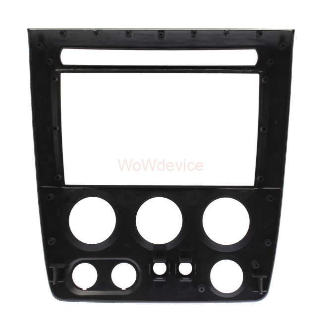 Рамка магнитолы 9.0" (цв.Черный) для HUMMER H3 2005-2010 Левый руль