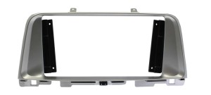 Рамка магнитолы 9.0" (цв.Серебро) для KIA Optima (JF), K5 2015+ Левый руль