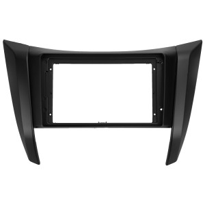 Рамка магнитолы 9.0" (цв.Черный) для NISSAN NP300, Navara, Frontier 2017+
