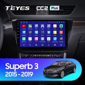 Штатная магнитола Teyes CC2 Plus 3/32 Skoda Superb 3 (2015-2019)