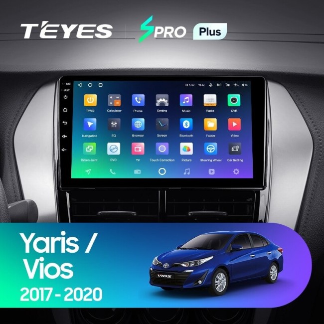 Штатная магнитола Teyes SPRO Plus 3/32 Toyota Yaris (2017-2020) F1