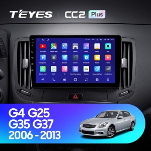 Штатная магнитола Teyes CC2 Plus 6/128 Infiniti G4 G25 G35 G37 (2006-2013)