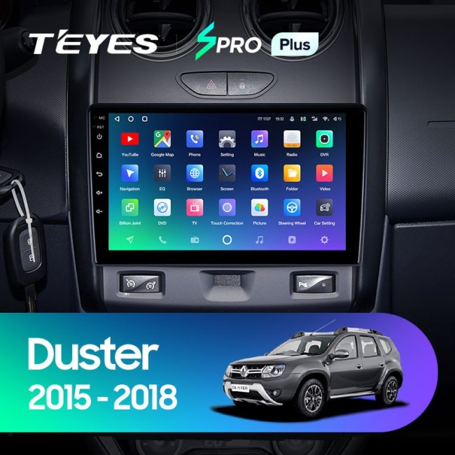 Штатная магнитола Teyes SPRO Plus 3/32 Renault Duster (2015-2018)