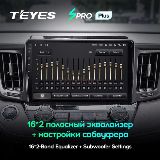 Штатная магнитола Teyes SPRO Plus 3/32 Toyota RAV4 (2012-2018)
