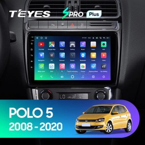Штатная магнитола Teyes SPRO Plus 4/64 Volkswagen Polo (2009-2016)