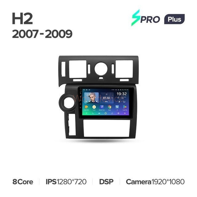 Штатная магнитола Teyes SPRO Plus 6/128 Hummer H2 E85 (2007-2009)