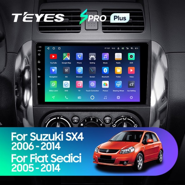 Штатная магнитола Teyes SPRO Plus 6/128 Suzuki SX4 1 (2006-2014)
