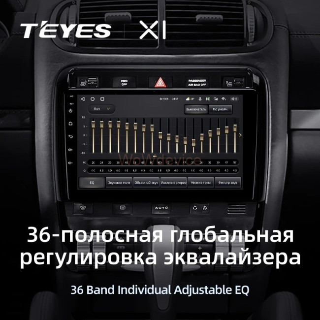Штатная магнитола Teyes X1 4G 2/32 Porsche Cayenne I 1 9PA (2002-2010) Штатная магнитола Teyes X1 4G 2/32 Porsche Cayenne I 1 9PA (2002-2010)