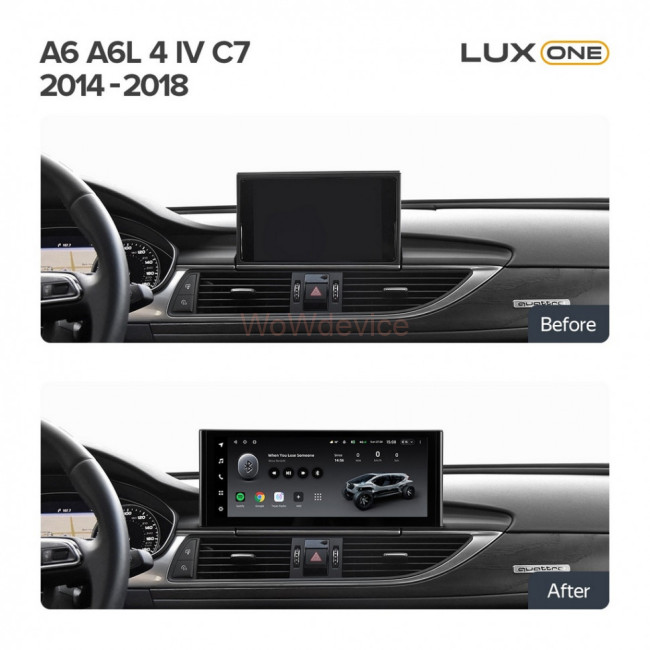 Штатная магнитола Teyes LUX ONE Audi A6 A6L C7 (2014-2018) Штатная магнитола Teyes LUX ONE Audi A6 A6L C7 (2014-2018)