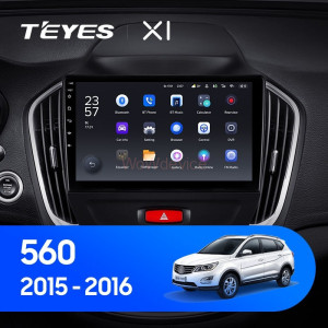 Штатная магнитола Teyes X1 4G 2/32 BaoJun 560 (2015-2016)