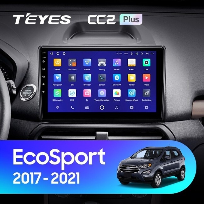 Штатная магнитола Teyes CC2L Plus 1/16 Ford EcoSport (2017-2021)