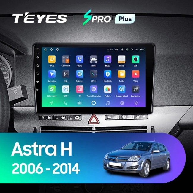 Штатная магнитола Teyes SPRO Plus 3/32 Opel Astra H (2006-2014) F1