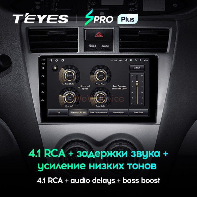Штатная магнитола Teyes SPRO Plus 6/128 Toyota Vios 2 (2007-2013)