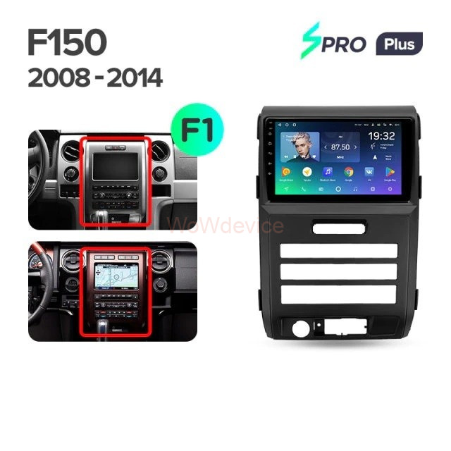 Штатная магнитола Teyes SPRO Plus 4/64 Ford F150 P415 Raptor (2008-2014) F2