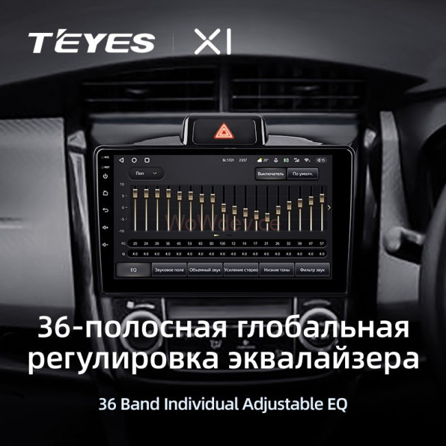 Штатная магнитола Teyes X1 4G 2/32 Toyota Corolla Axio 2 E160 (2012-2021)