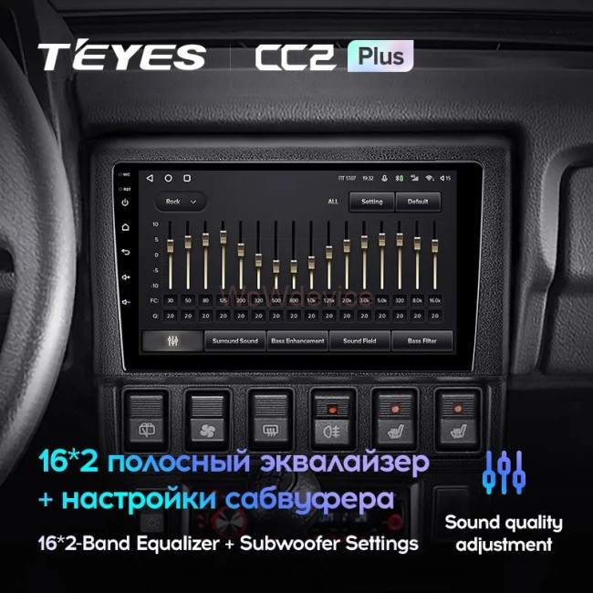 Штатная магнитола Teyes CC2 Plus 6/128 LADA Niva (1993-2020) Штатная магнитола Teyes CC2 Plus 6/128 LADA Niva (1993-2020)