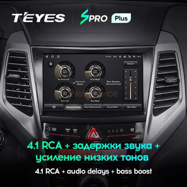 Штатная магнитола Teyes SPRO Plus 4/32 SsangYong Tivoli 2015-2019