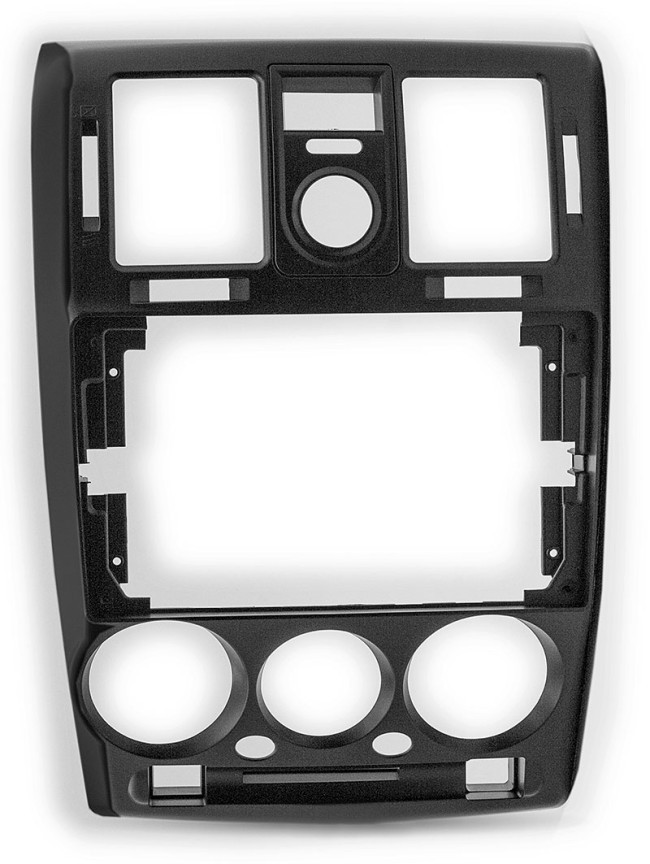 Рамка магнитолы 9.0" (цв.Черный) для HYUNDAI Getz 2002-2010 Правый руль