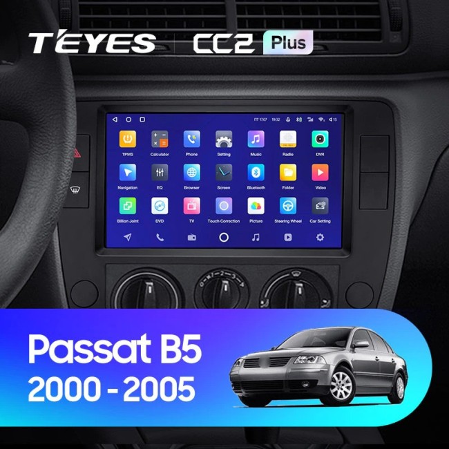 Штатная магнитола Teyes CC2L Plus 1/16 Volkswagen Passat B5 (2000-2005)